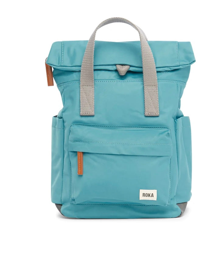 SMALL PETROL CANFIELD RECYCLED NYLON BACKPACK