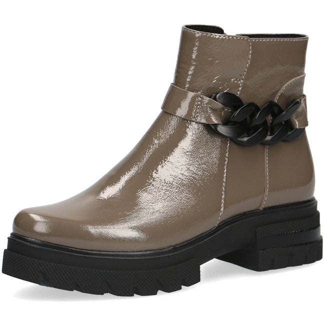MUD NAPLAK BUCKLE CHUNKY ANKLE BOOTS