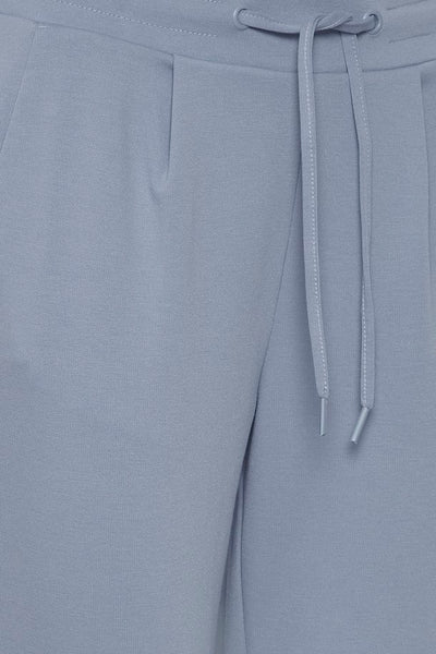 KATE CHAMBRAY BLUE CROPPED PANTS