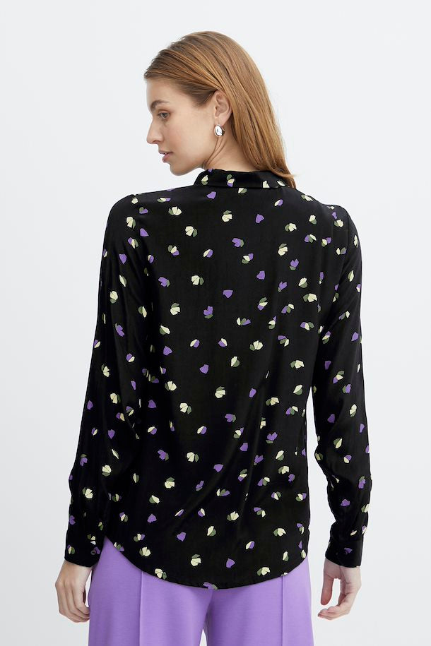 BLACK FLOWER HELIMA SHIRT