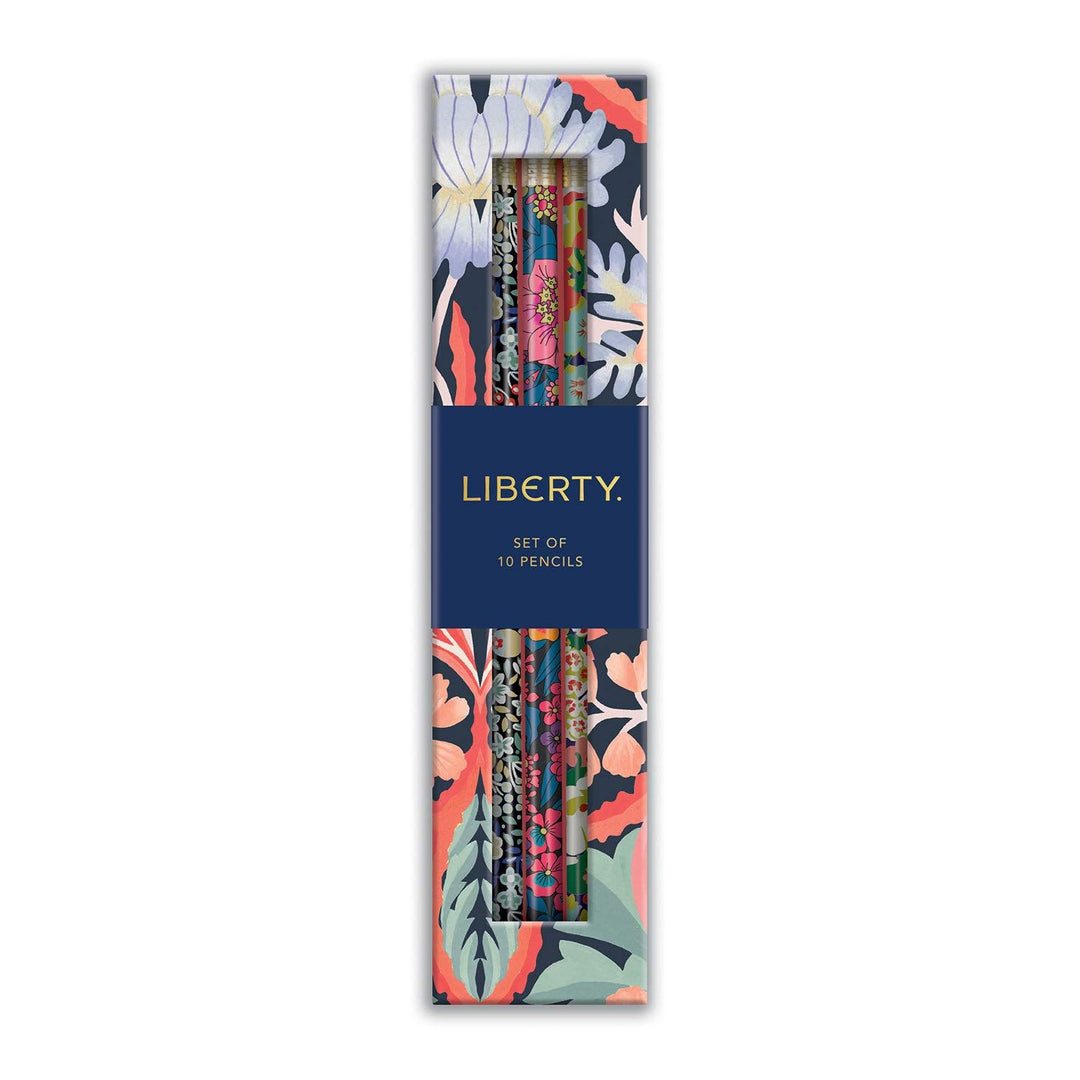 LIBERTY LONDON SET OF 10 PENCILS