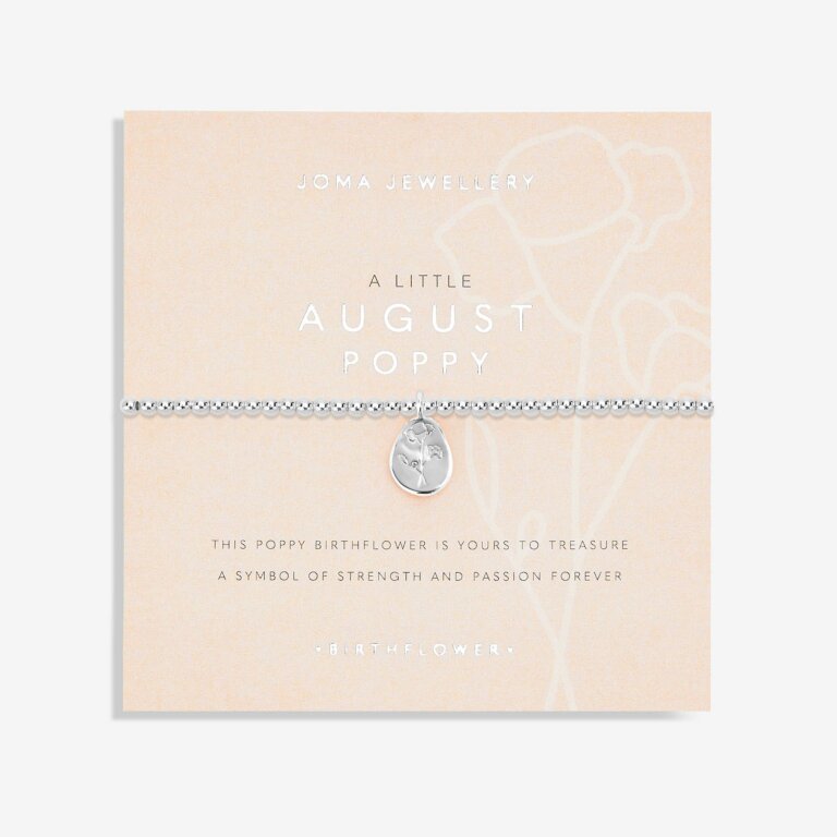 BIRTHFLOWER A LITTLE 'AUGUST' BRACELET