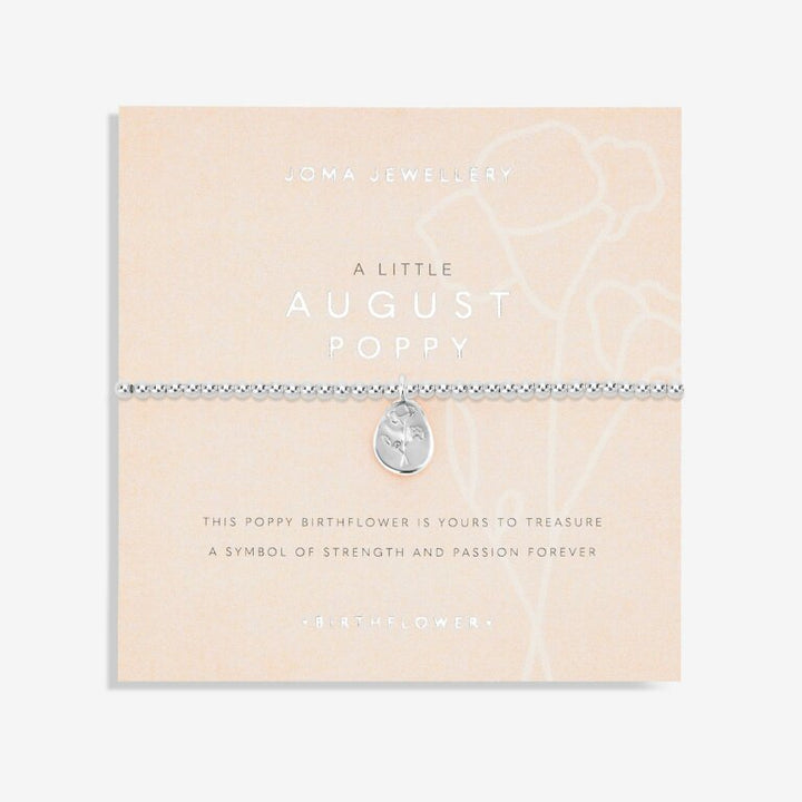 BIRTHFLOWER A LITTLE 'AUGUST' BRACELET
