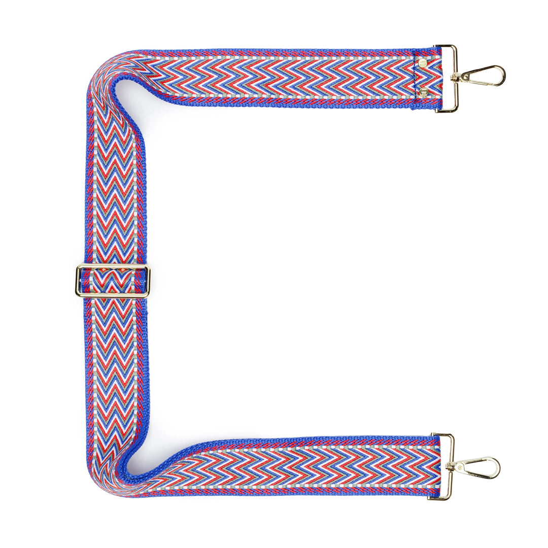 COBALT GRECIAN BAG STRAP