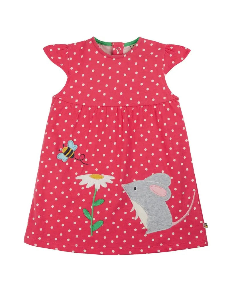 LITTLE LOLA WATERMELON MOUSE DRESS