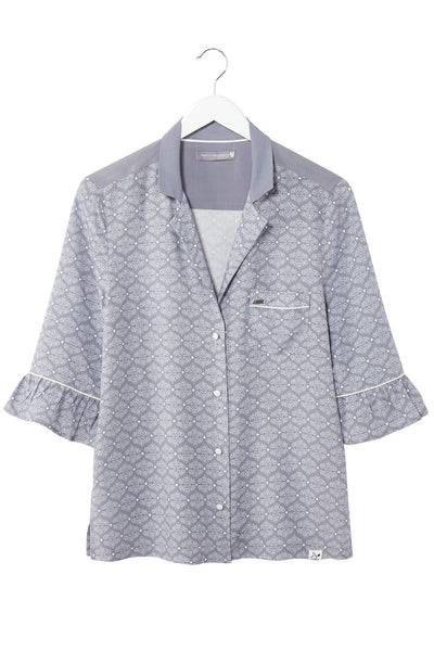 GREY ROMANCE BLOUSE