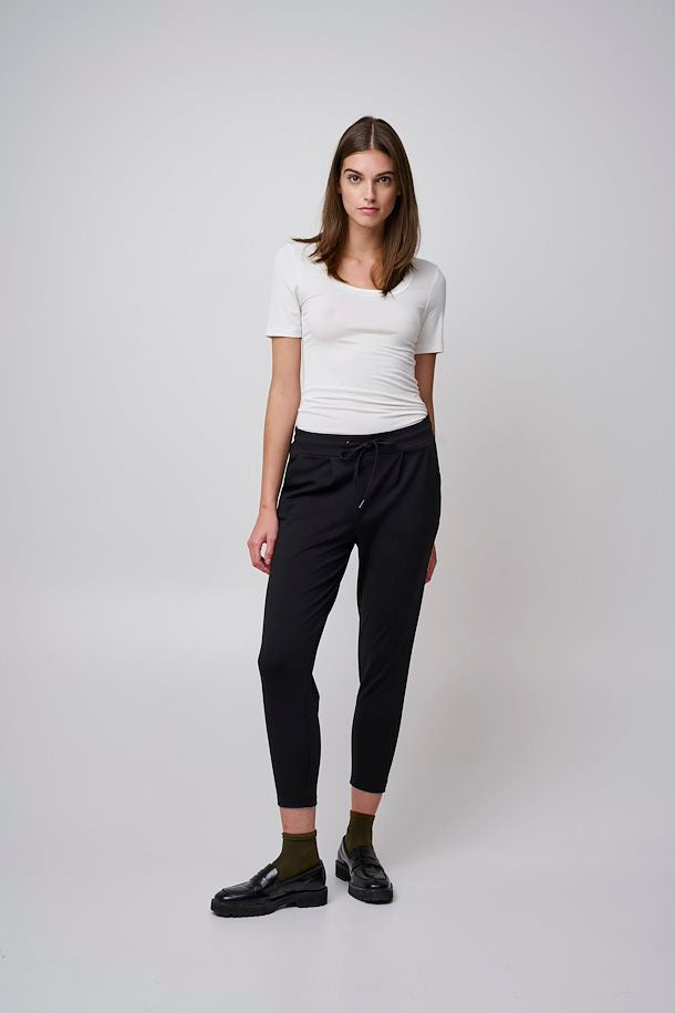 BLACK KATE CROPPED PANTS