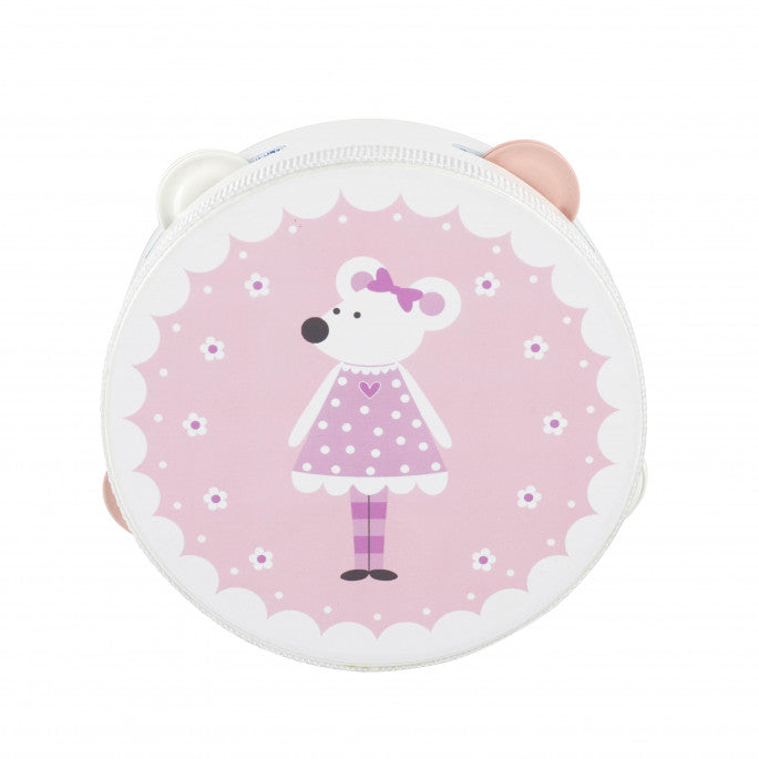 PINK MOUSE TAMBOURINE