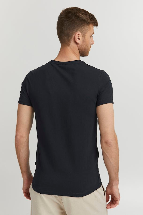 DAVID CREW NECK NIGHT NAVY T-SHIRT