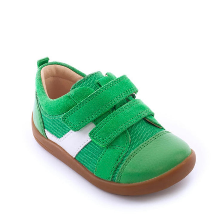 MAZE GREEN SUEDE/LEATHER CANVAS SHOES