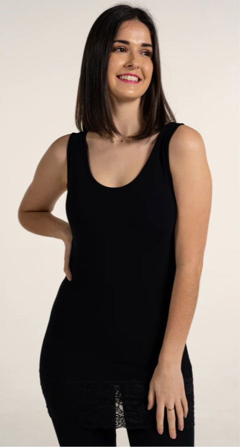 SUMMER SAMMY LACE TRIM VEST