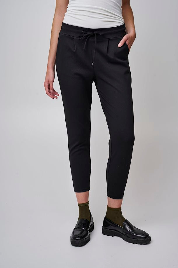 BLACK KATE CROPPED PANTS
