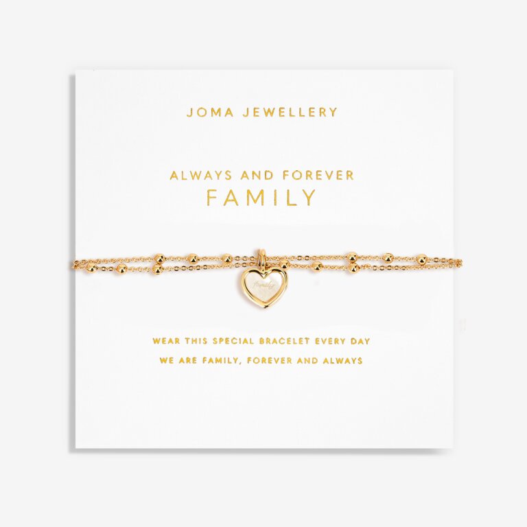 MY MOMENTS 'ALWAYS AND FOREVER FAMILY' BRACELET