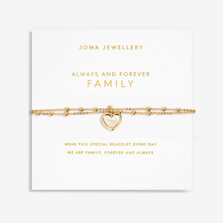 MY MOMENTS 'ALWAYS AND FOREVER FAMILY' BRACELET
