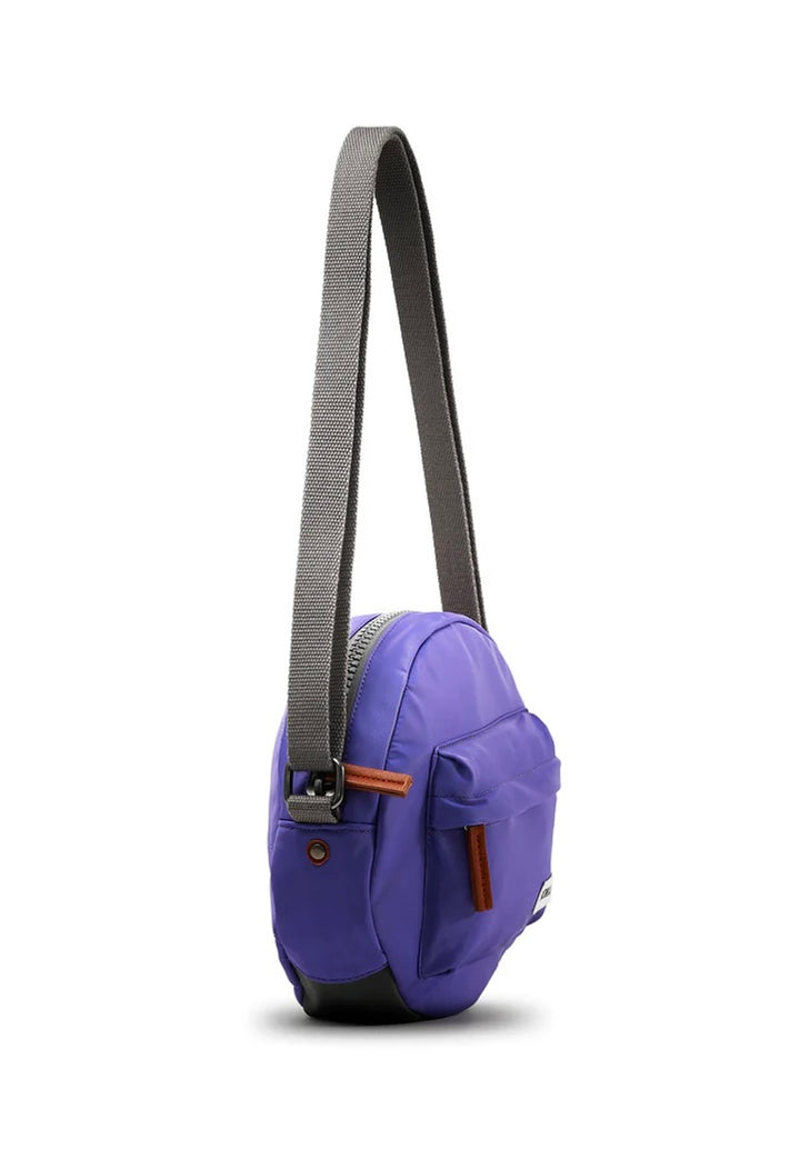 SMALL PERI PURPLE RECYCLED NYLON PADDINGTON B BAG