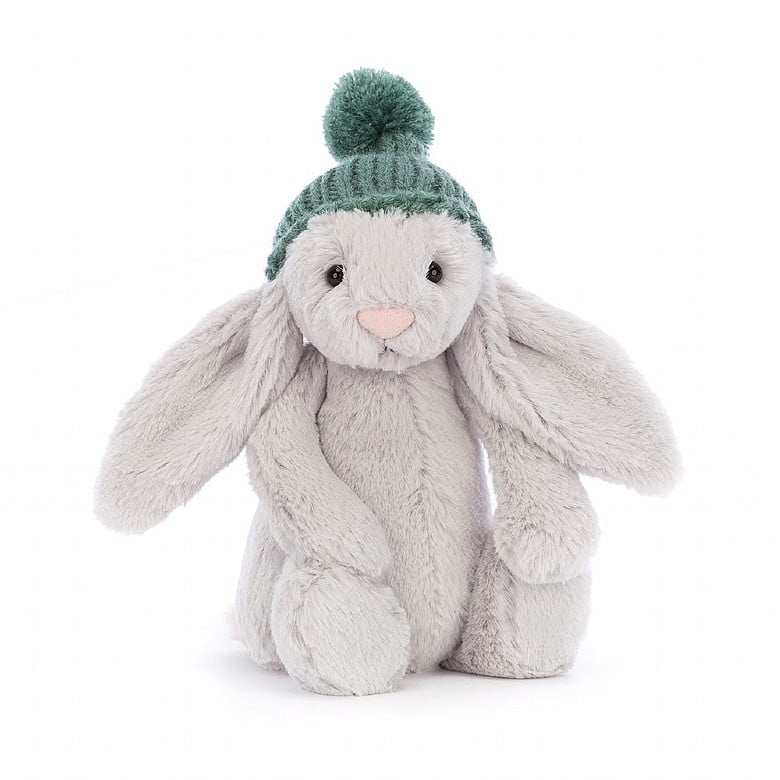 BASHFUL TOASTY BUNNY SMALL SILVER