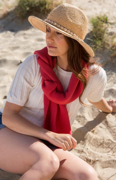 PLEATED SCARF