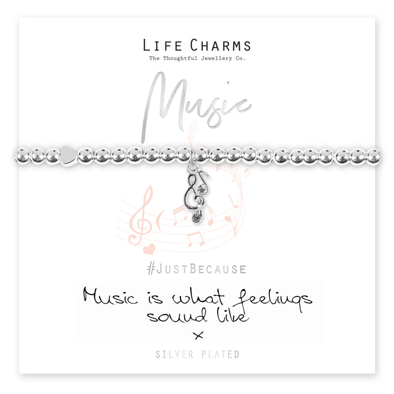 MUSIC IS WHAT FEELINGS SOUNDS LIKE BRACELET