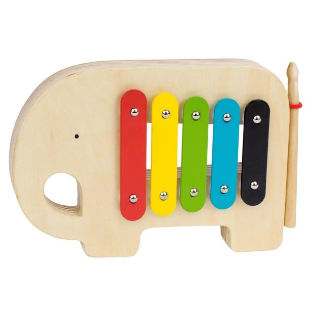 WOODEN ELEPHANT XYLOPHONE