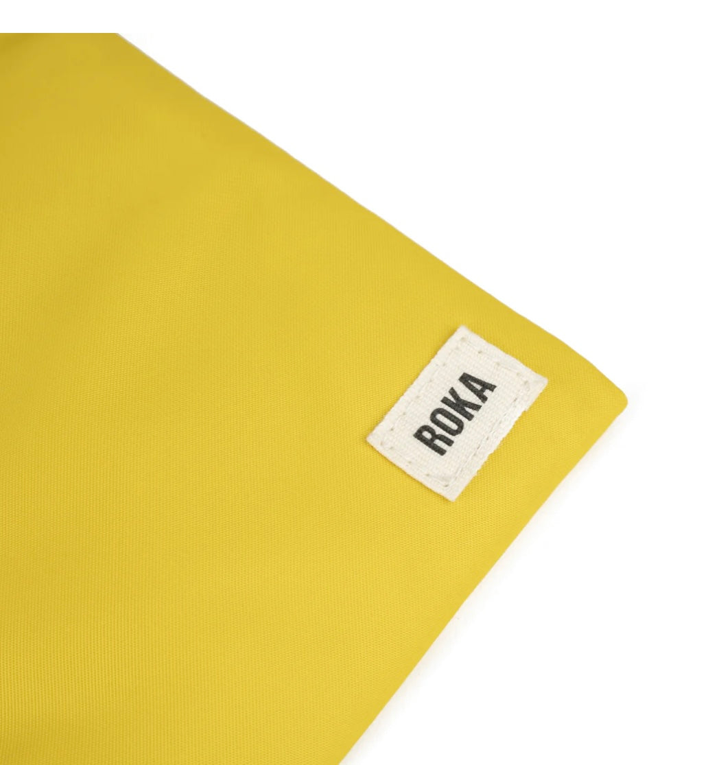 CHELSEA MUSTARD RECYCLED NYLON BAG