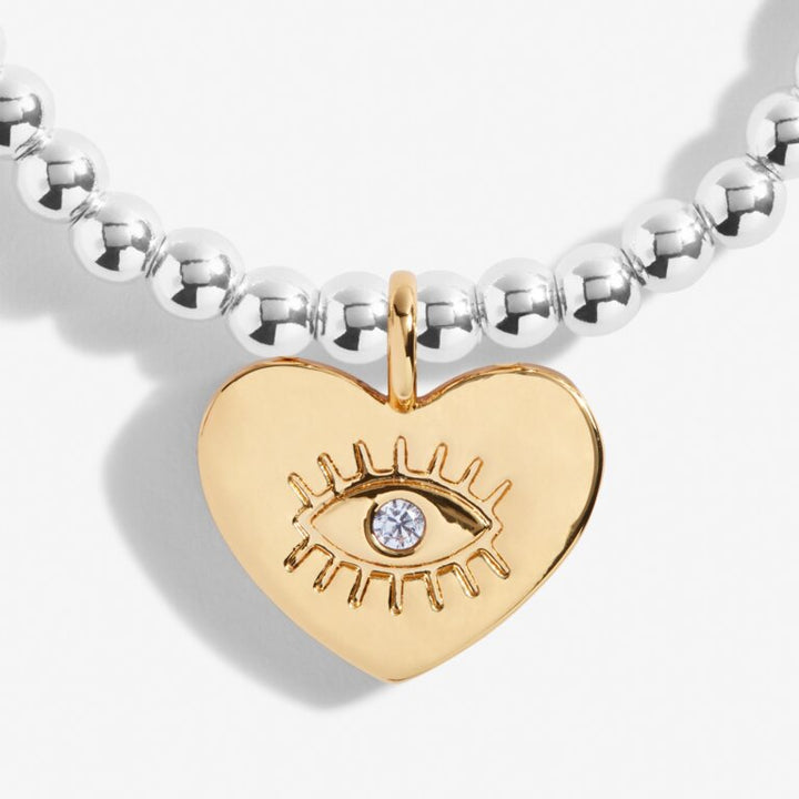 A LITTLE 'LOVE, PEACE AND YOGA' BRACELET