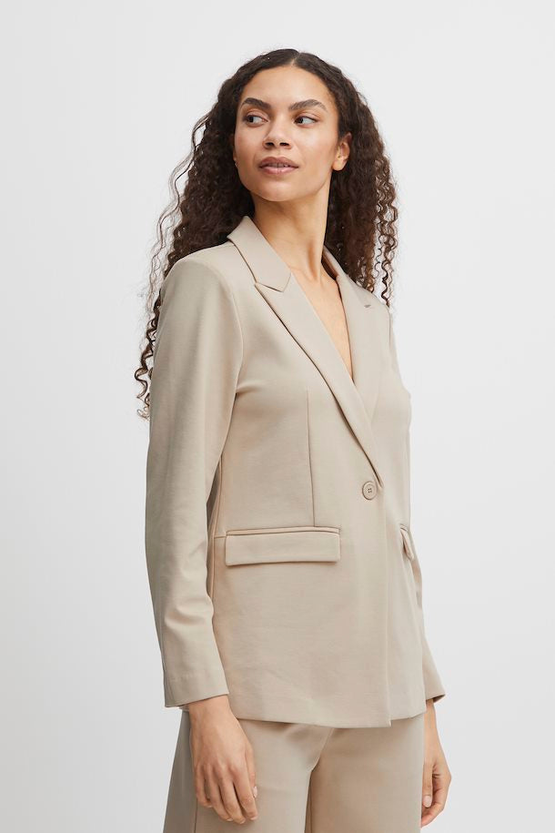 RIZETTA SAFARI LONG BLAZER