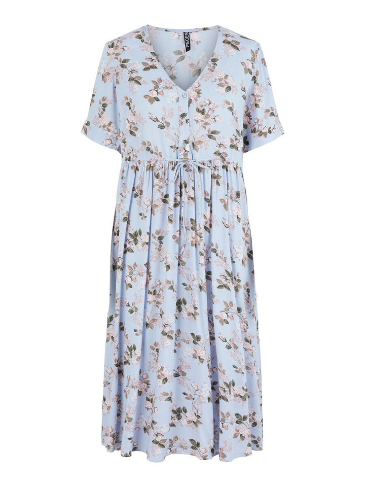 PCNYA KENTUCKY BLUE/BIG FLOWER MIDI DRESS