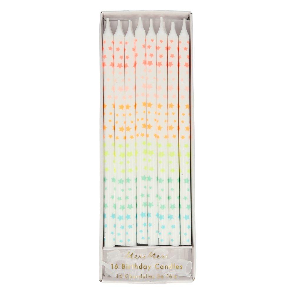 STAR PATTERN CANDLES