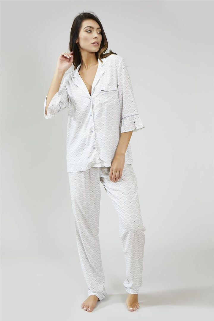 WHITE ROMANCE TROUSERS