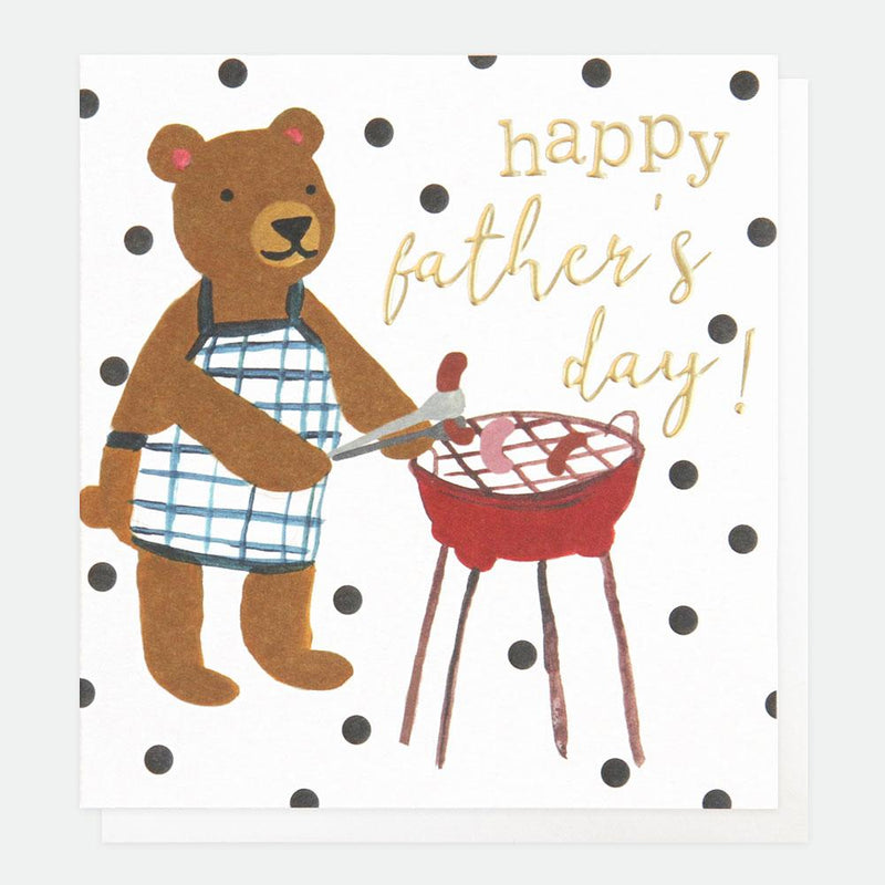 HAPPY FATHERS DAY BEAR CARD