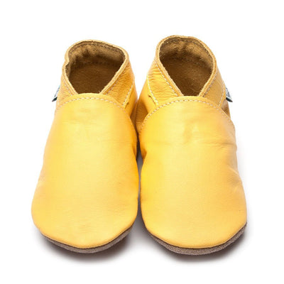 PLAIN YELLOW BABY SHOES